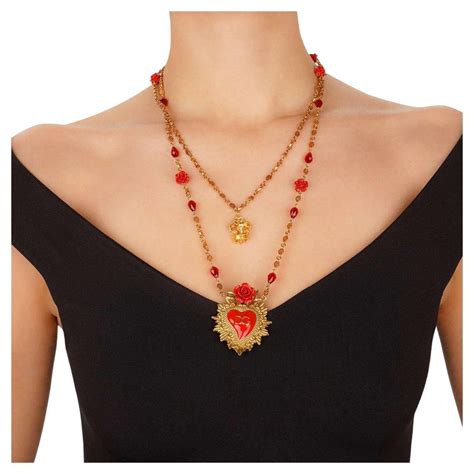 necklace dolce gabbana|dolce and gabbana jewelry sale.